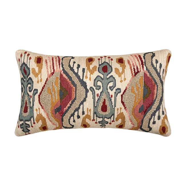 Ethnic Geometric Lumbar Pillow