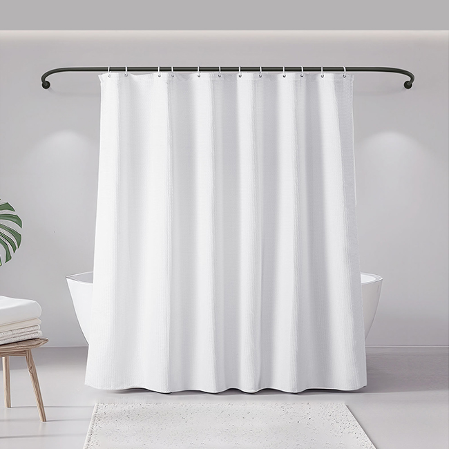 White Shower Curtain Liner - alternate view
