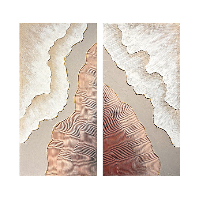 Abstract Neutral Canvas Wall Art