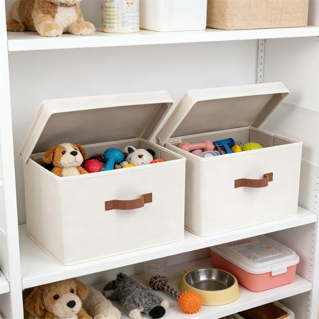 Fabric Storage Bins - alternate view