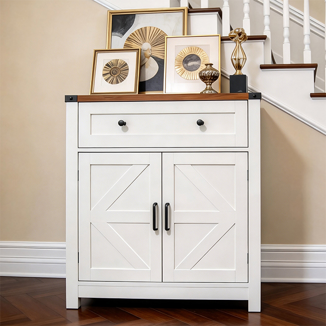 Farmhouse Accent Cabinet - alternate view