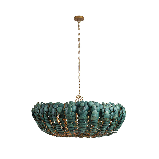 Natural Coconut Shell Chandelier