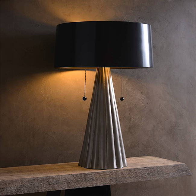 Modern Black Table Lamp - alternate view
